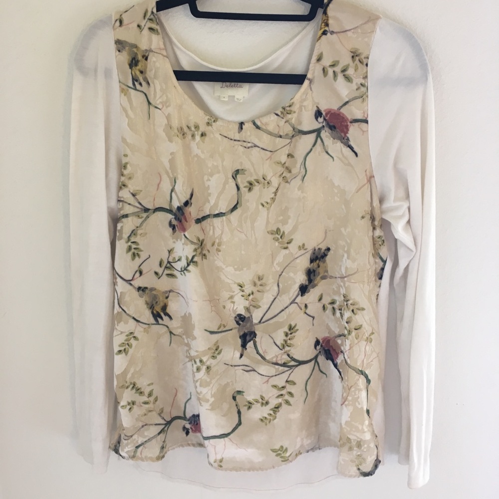 Anthropologie delleta bird top